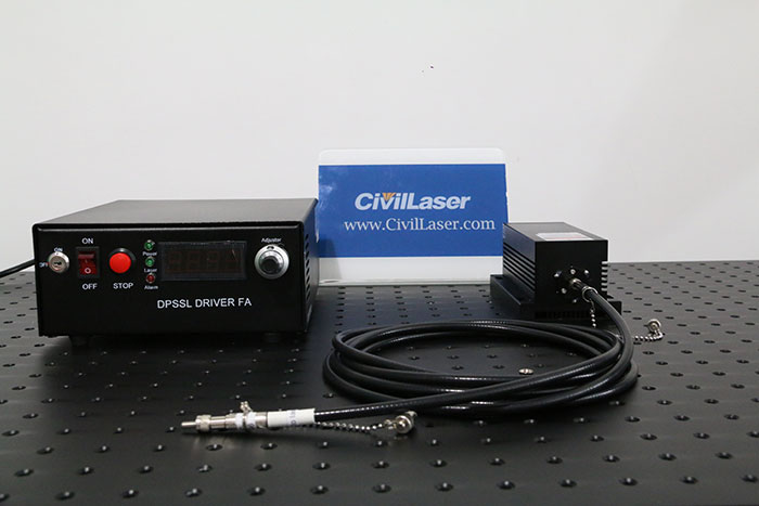 355nm 3W 고성능 UV Diode Pumped Laser 섬유 결합 레이저